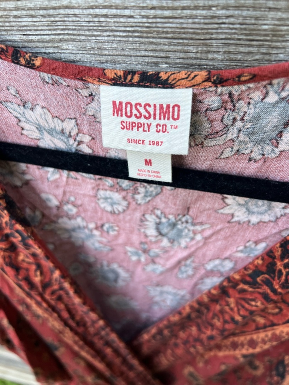 Mossimo Boho Rust Sunflower Floral Print Romper Medium Pockets Whimsy Fairycore - Picture 4 of 15